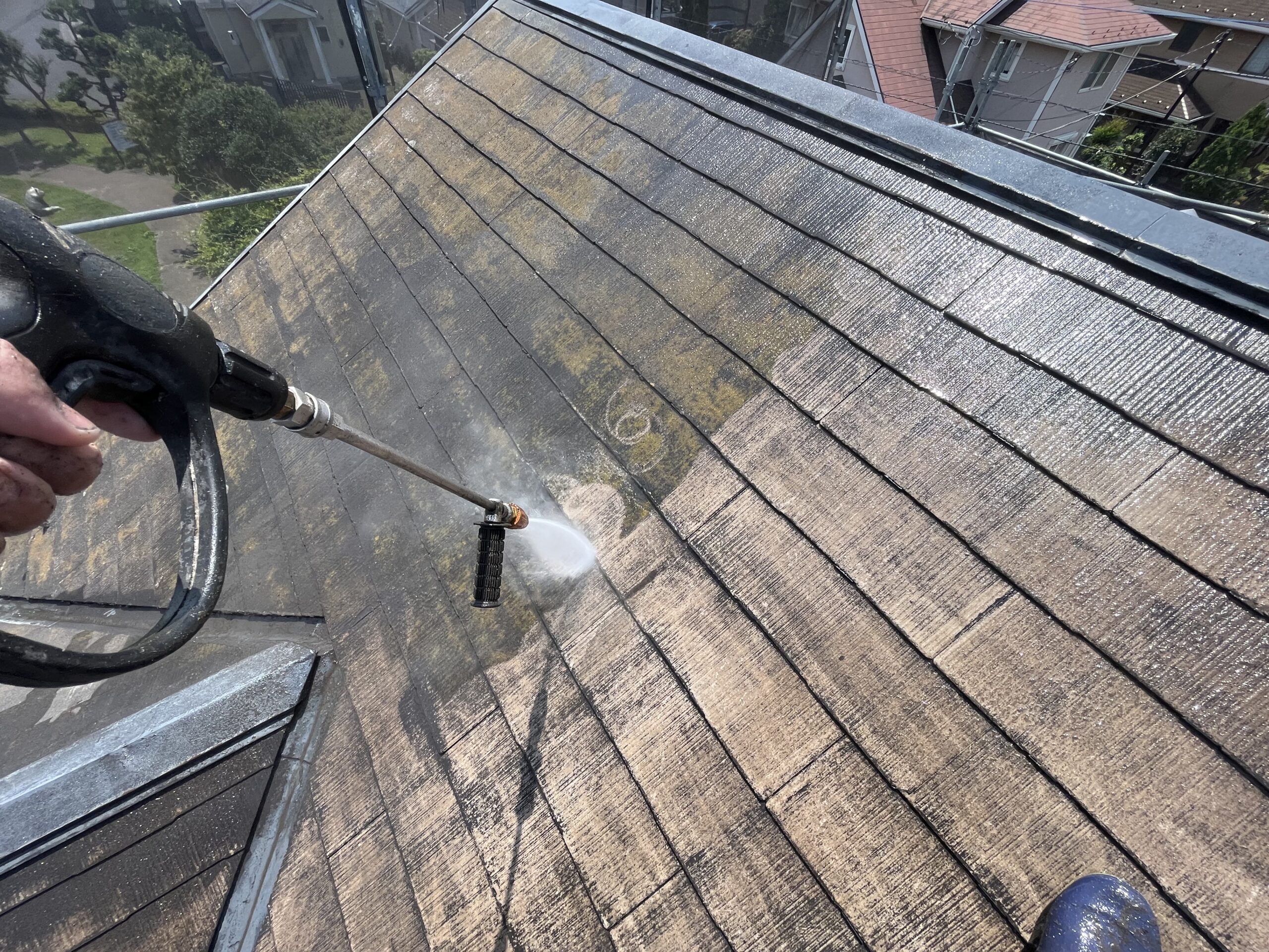 塗装前の高圧洗浄！