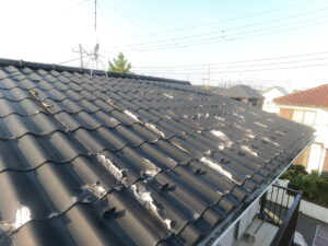 セキスイかわらUの塗膜剥離・基材崩れ