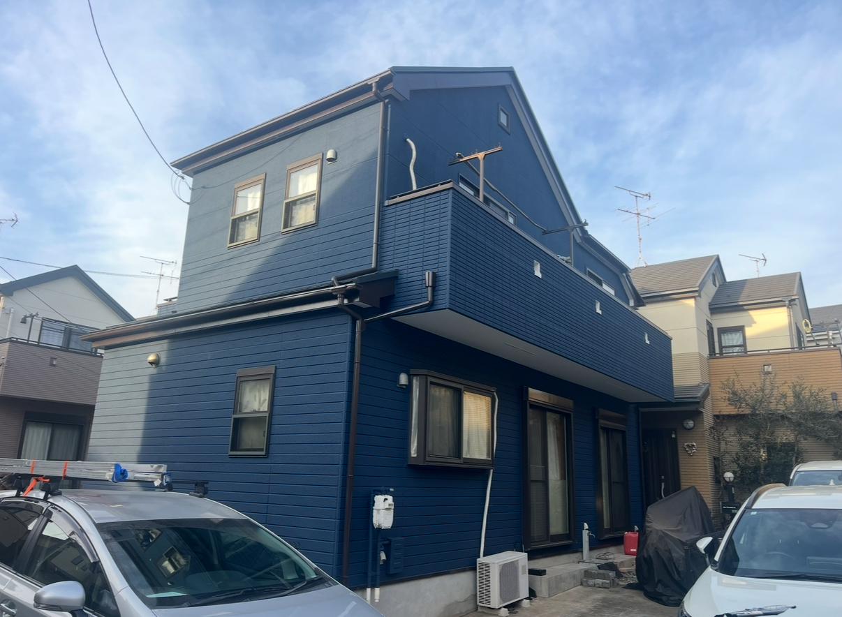 【千葉県船橋市高根台】H様邸　外壁塗装・屋根塗装・付帯部塗装工事の施工事例