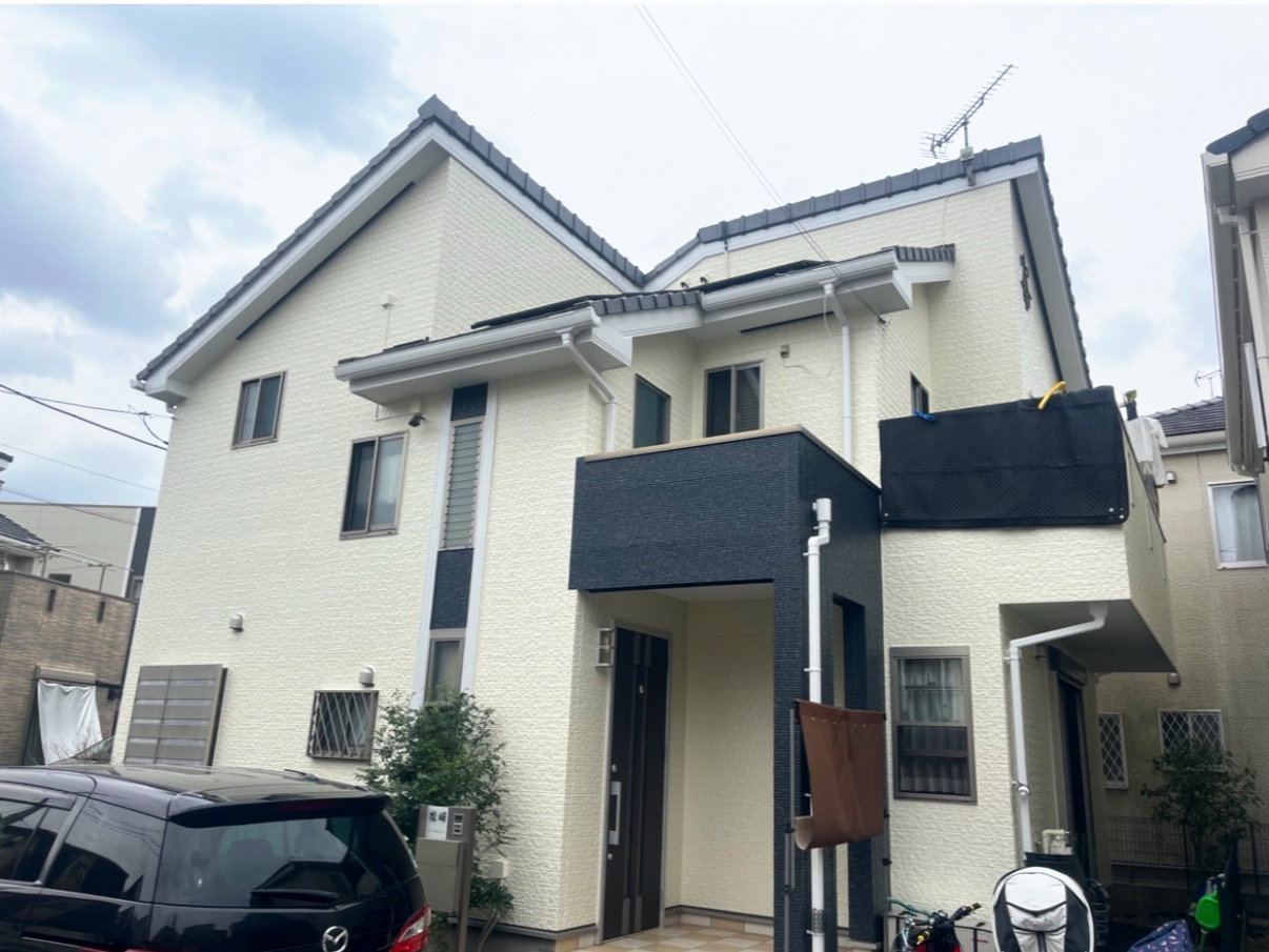 【千葉県船橋市飯山満】K様邸　外壁塗装・付帯部塗装工事の施工事例