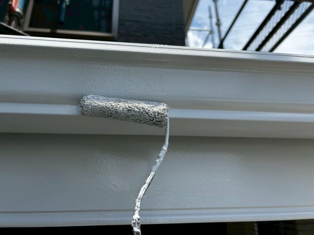 雨樋<br />
上塗り