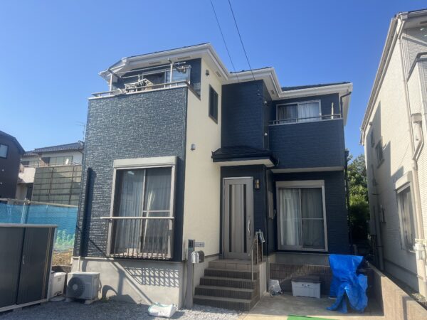 【千葉県船橋市大穴】O様邸　外壁塗装・屋根塗装・付帯部塗装工事・コーキング工事の施工事例