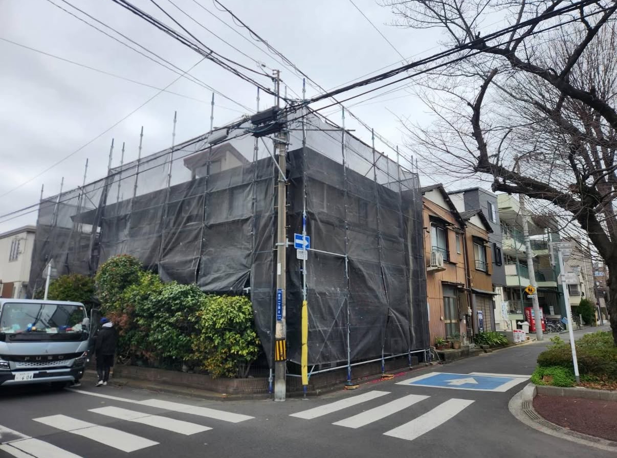 埼玉県　戸田市　F様宅　屋根塗装・外壁塗装・光触媒コーティング　着工です！