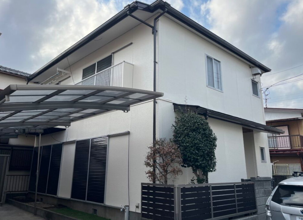 鎌ヶ谷市中央の外壁塗装・屋根塗装の施工事例