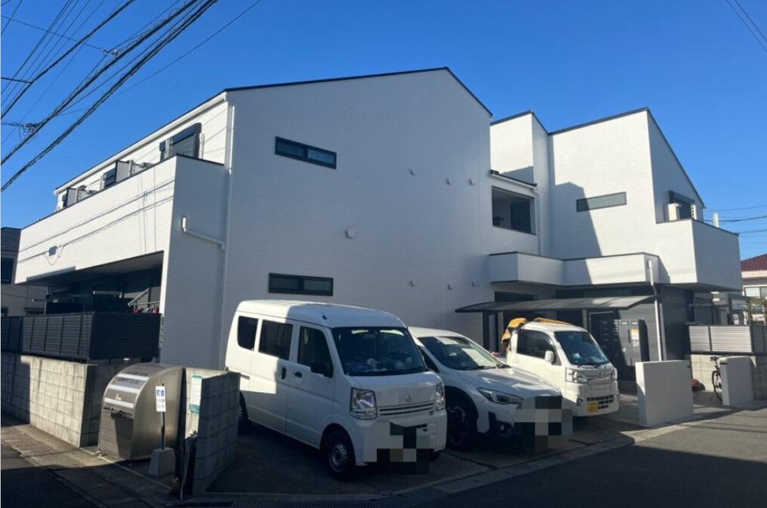 松戸市 アパート 外壁塗装・屋根塗装の施工事例