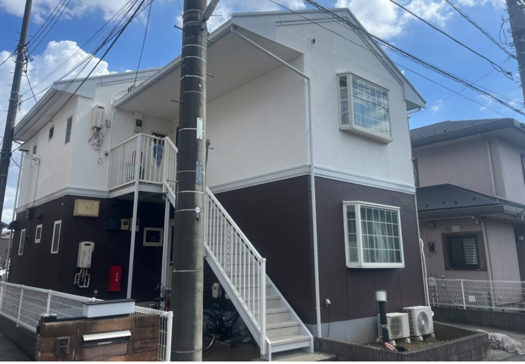 船橋市 アパート 外壁塗装・屋根塗装の施工事例2