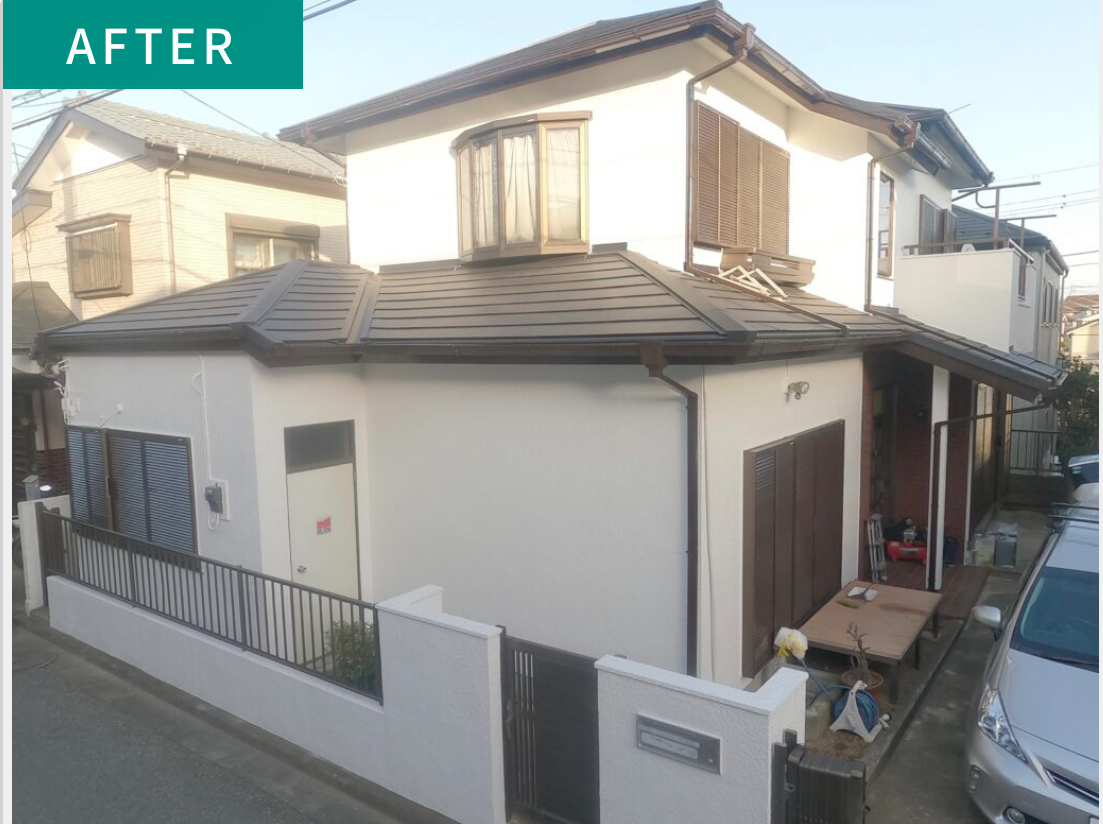 船橋市松が丘の屋根工事・防水工事の施工事例