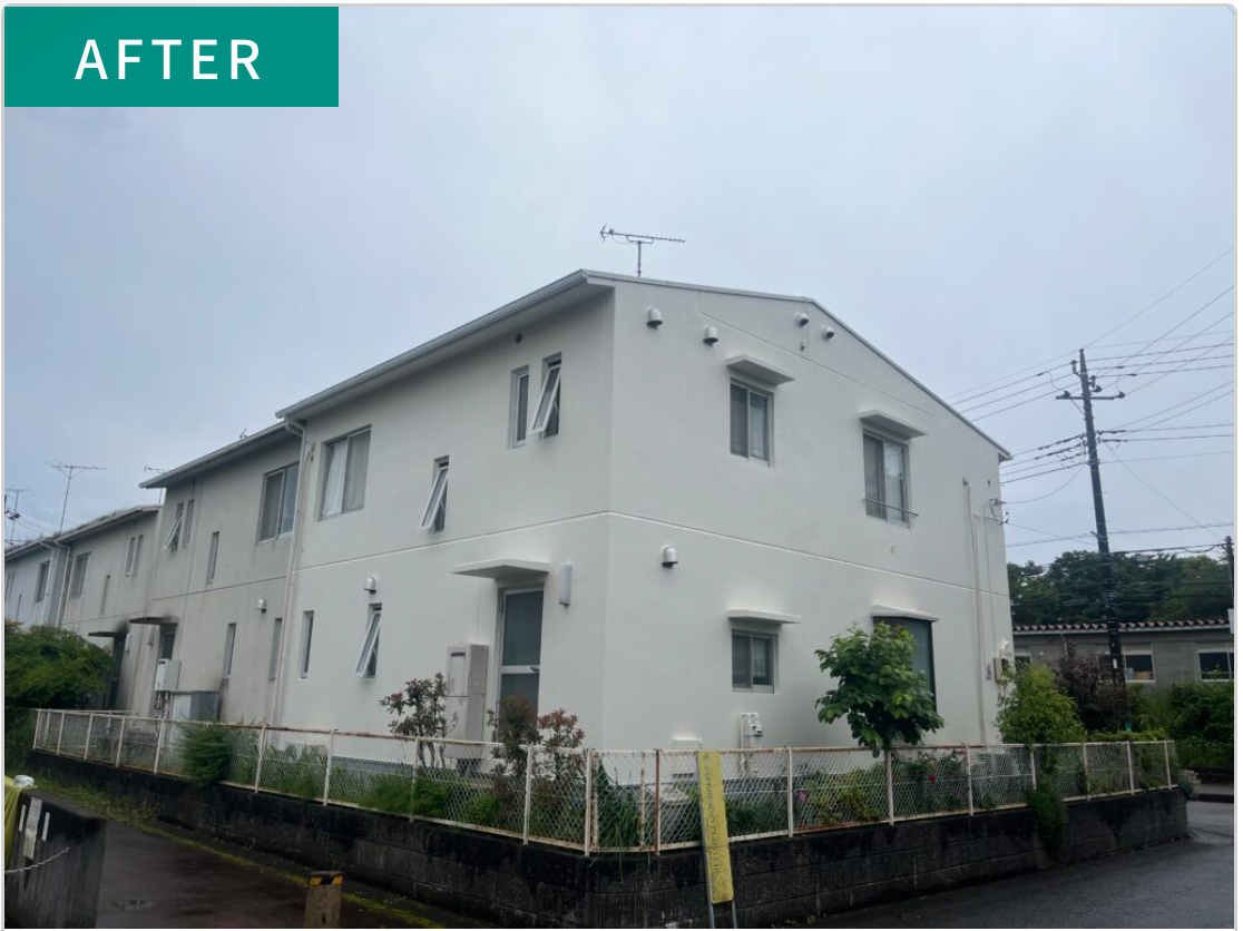白井市七次台 無機エクスカリバーZ＋光触媒コーティング＋基礎塗装 施工後外観
