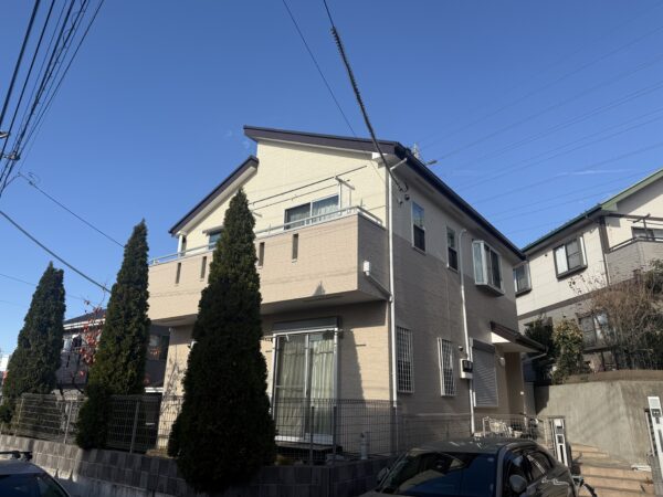 習志野市藤崎｜フッ素REVO1000-IR×遮熱フッ素 ブロークンホワイト【費用146万円・30坪・築13年】