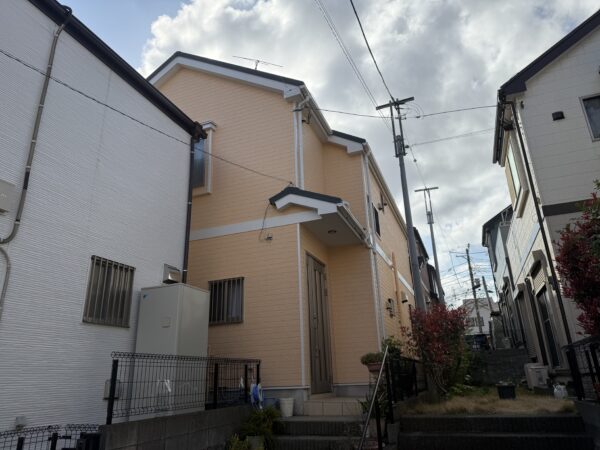 船橋市駿河台｜窯業系サイディング アレスダイナミックトップ 外壁塗装【費用130万円・30坪・築18年】