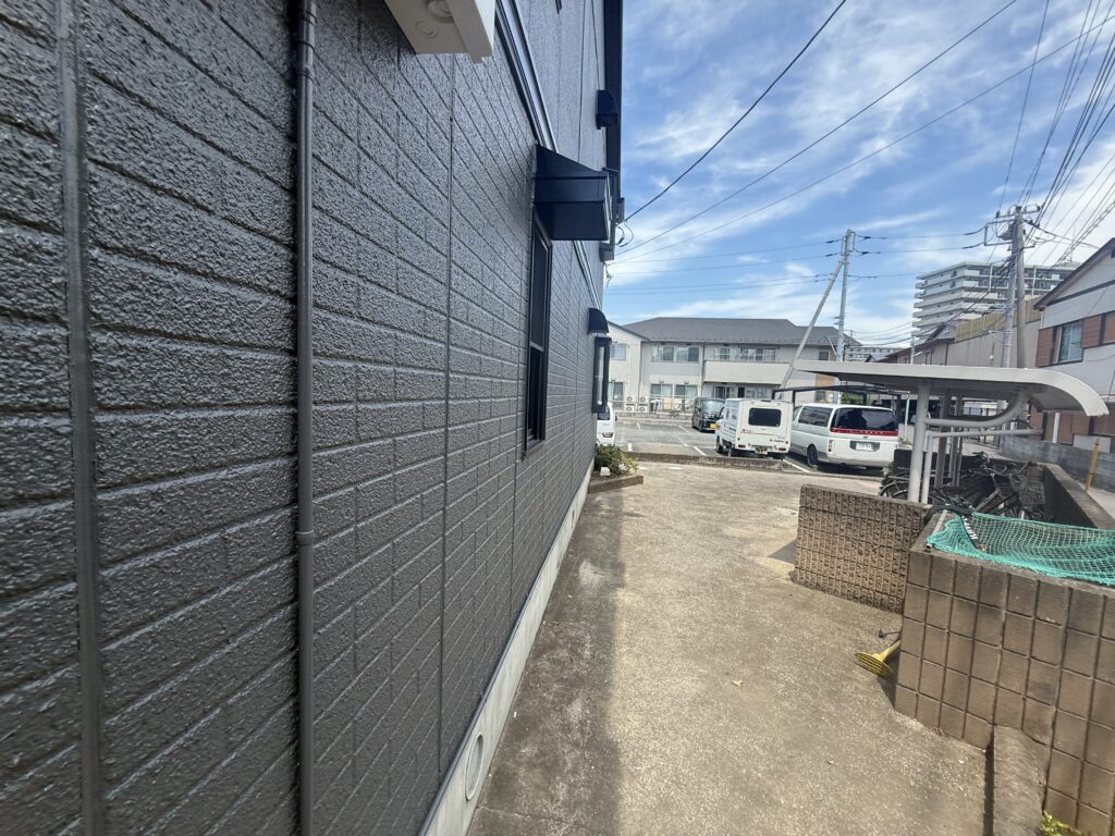 施工後のお写真です。<br />
東面下段