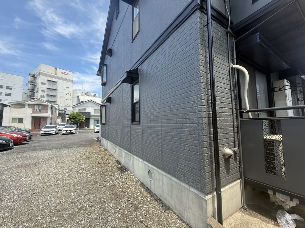 施工後のお写真です。<br />
西面下段